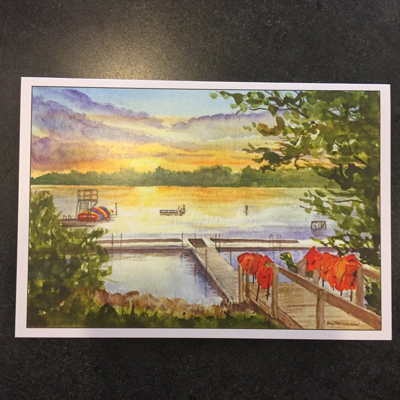 Amy Beidleman Manitou Sunset Greeting Card