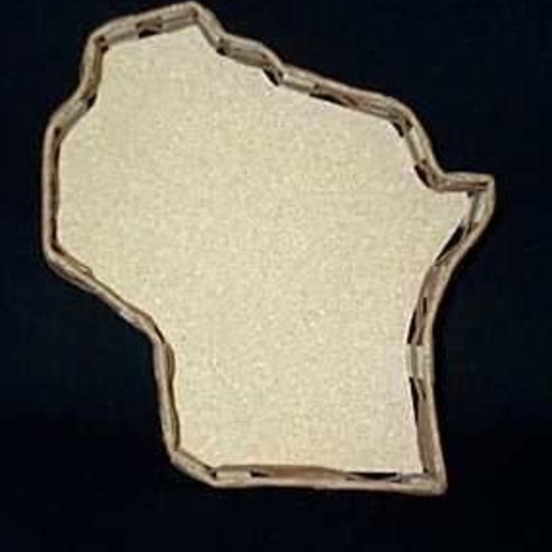 Volume One Wisconsin Shaped  Gift Basket (Large 13')