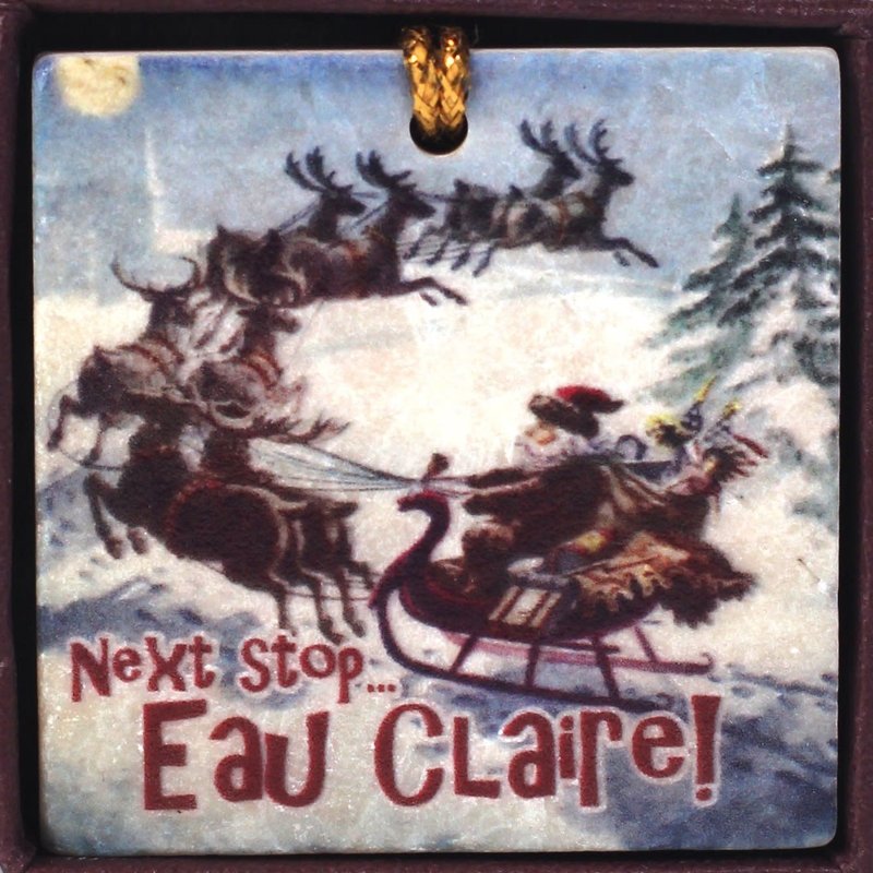 Volume One Next Stop Eau Claire Ornament