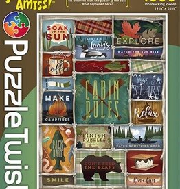 Puzzle Twist Cabin Rules Jigsaw Puzzle