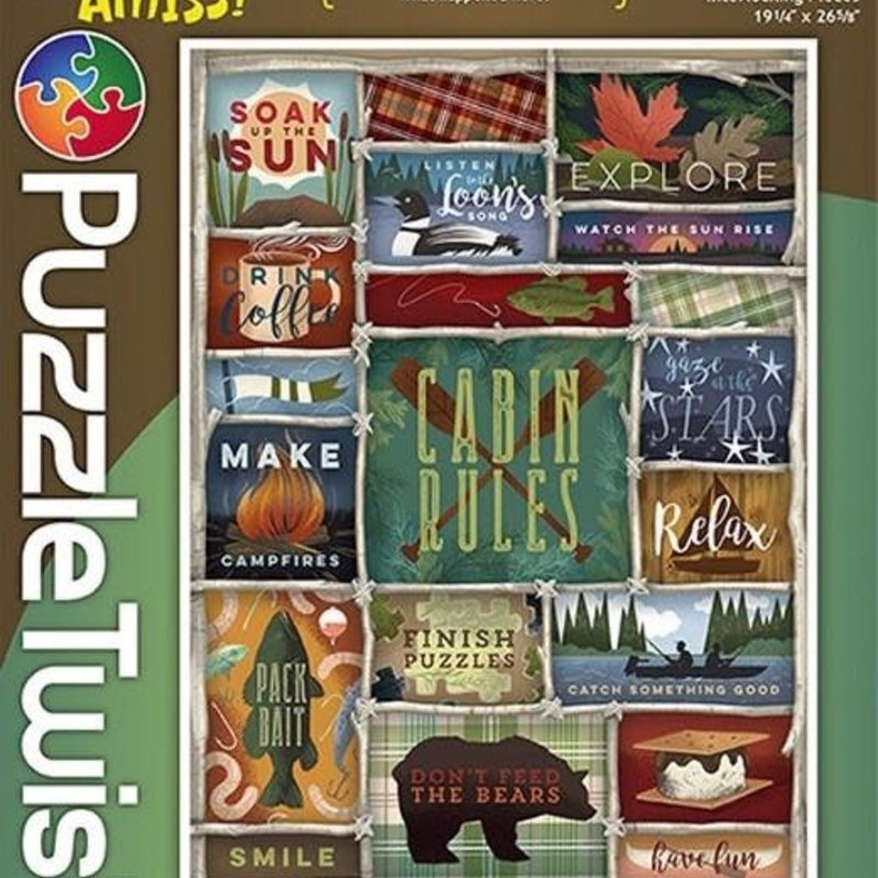 Puzzle Twist Cabin Rules Jigsaw Puzzle
