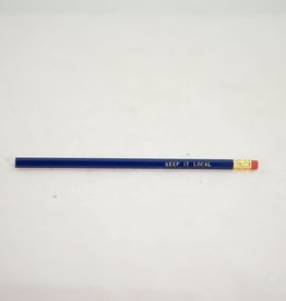 R & W School Supply Pencil - Keep it Local (Blue)