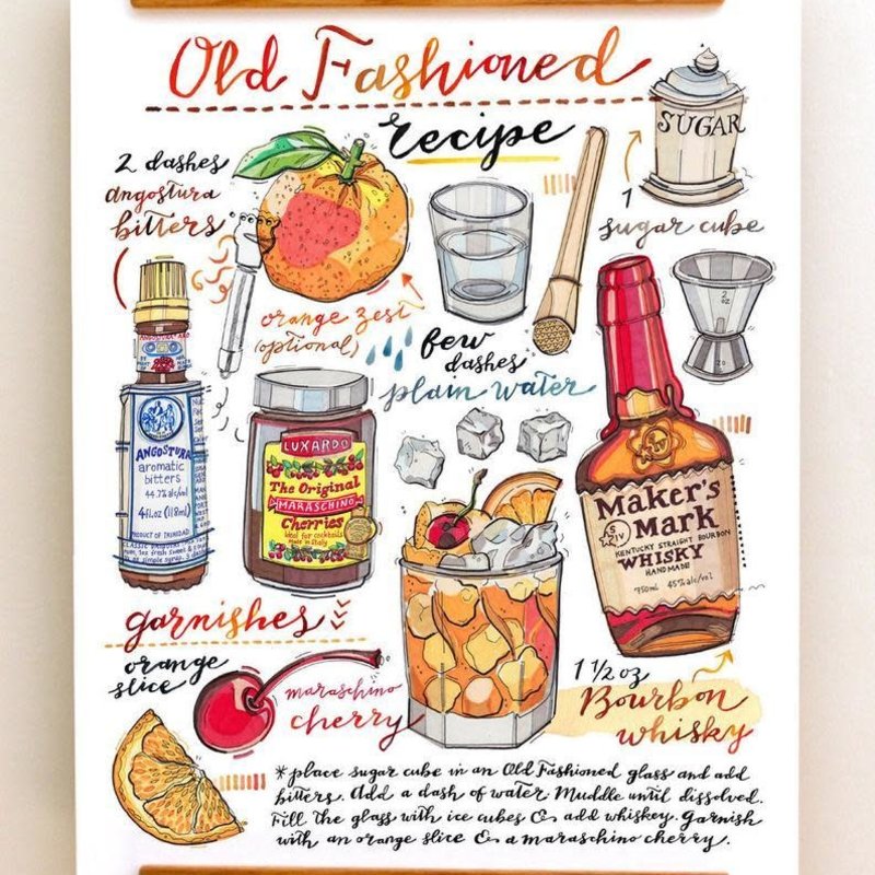 LouPaper Old Fashioned Print Vertical (11X14)