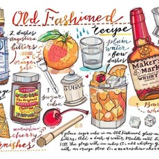 LouPaper Old Fashioned Print Horizontal (8X10)