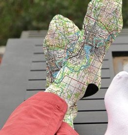 Volume One Socks - Eau Claire Map