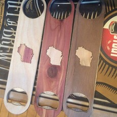 Woodchuck Wood Bottle Opener - Wisconsin (Cedar)