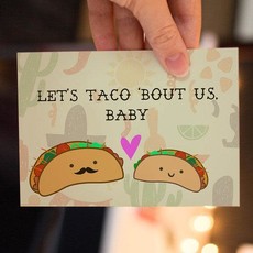 Lydia Tradewell Taco Greeting Card