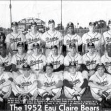 Volume One Vintage Eau Claire Baseball Print (1952 Eau Claire Bears)