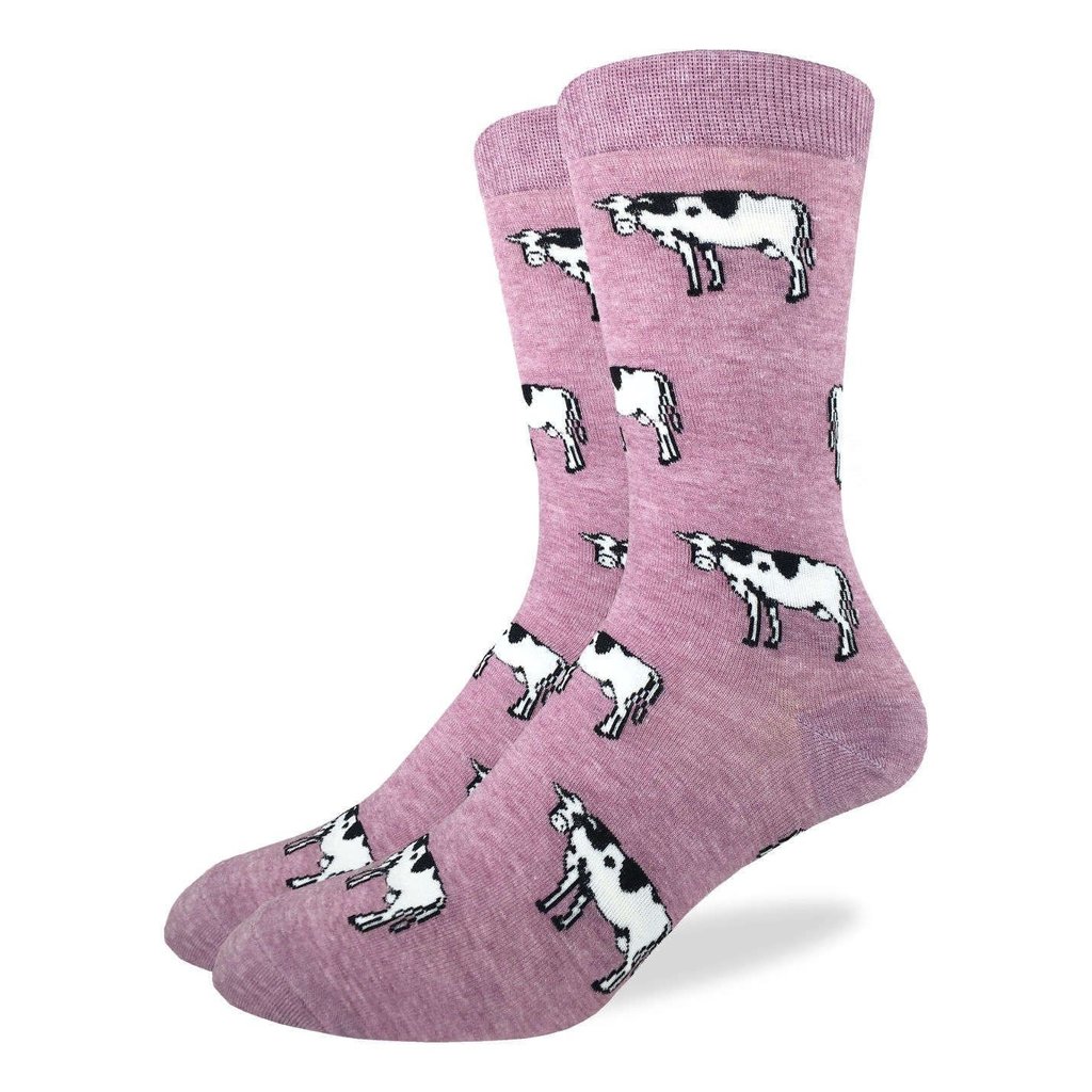 Good Luck Sock Crew Socks - Cow