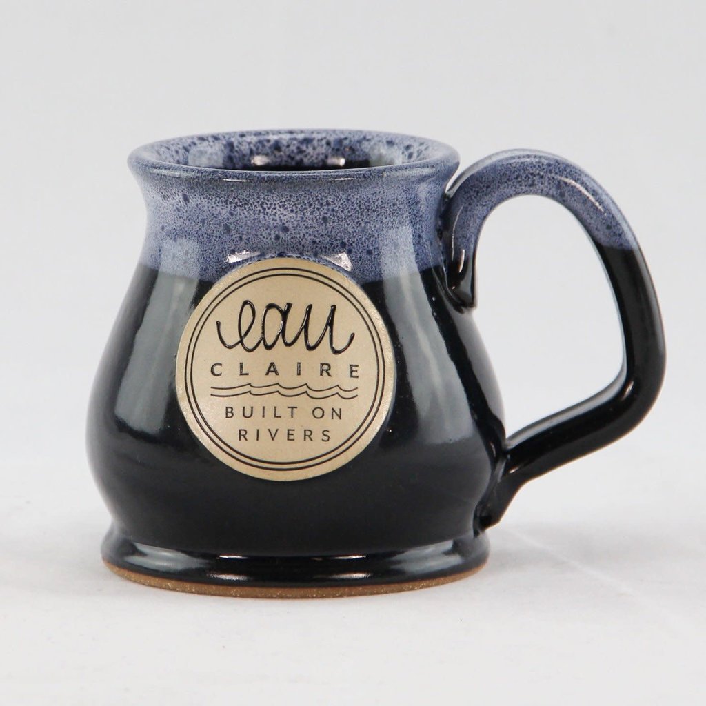 Volume One Stoneware - EC River Potbelly Mug - Glacier Frost