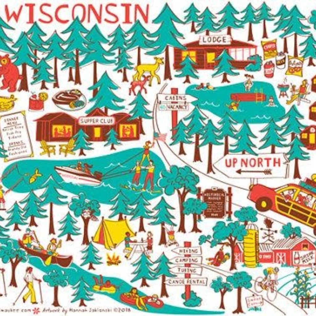HANmade Milwaukee Puzzle - Wisconsin Up North