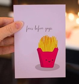 Lydia Tradewell Fries Before Guys Greeting Card
