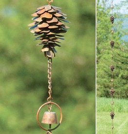Volume One Rain Chain - Pine Cone