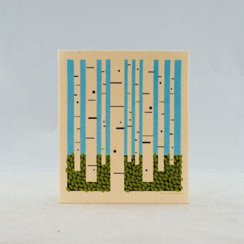 Volume One Swedish Dishcloth - Birch Forest