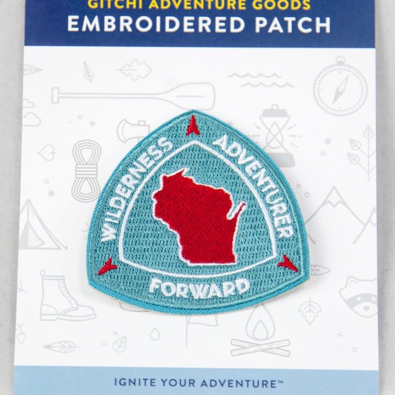 Gitchi Adventure Goods Gitchi Embroidered Wisconsin Patch