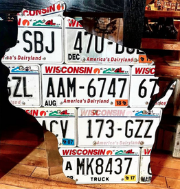 Chris Staack Wisconsin License Plate Sign - Large