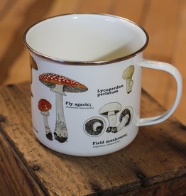 Gift Republic Enamel Mug - Mushroom