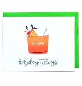 Cracked Designs Greeting Card - Old Fashioned Holiday