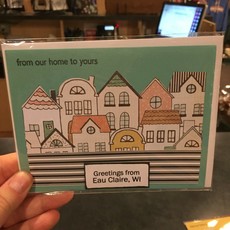 Cari Raynae Houses Greeting Card