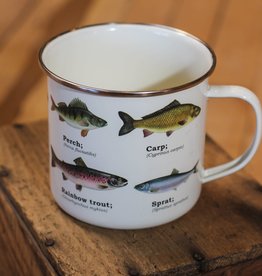 Gift Republic Enamel Mug - Fish