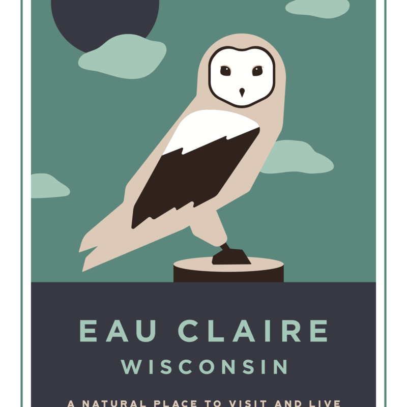 Volume One Eau Claire Animal Series Print - Owl