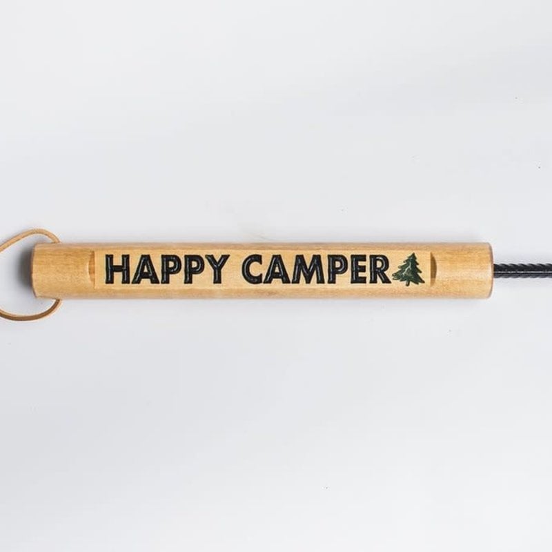 Ame High Log Crafts Outdoor Fire Poker - Happy Camper