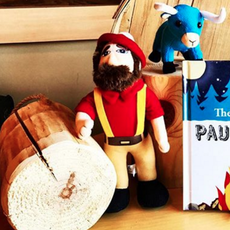 Paul Bunyan Logging Camp Museum Plush Paul Bunyan