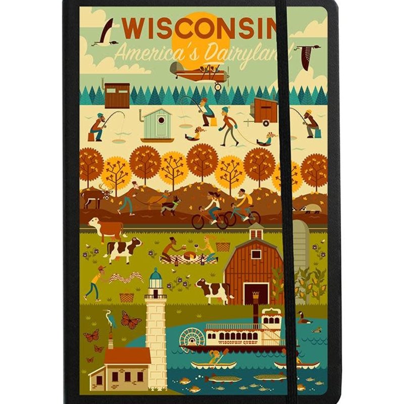 Volume One Journal - Wisconsin America's Dairyland (Geometric)
