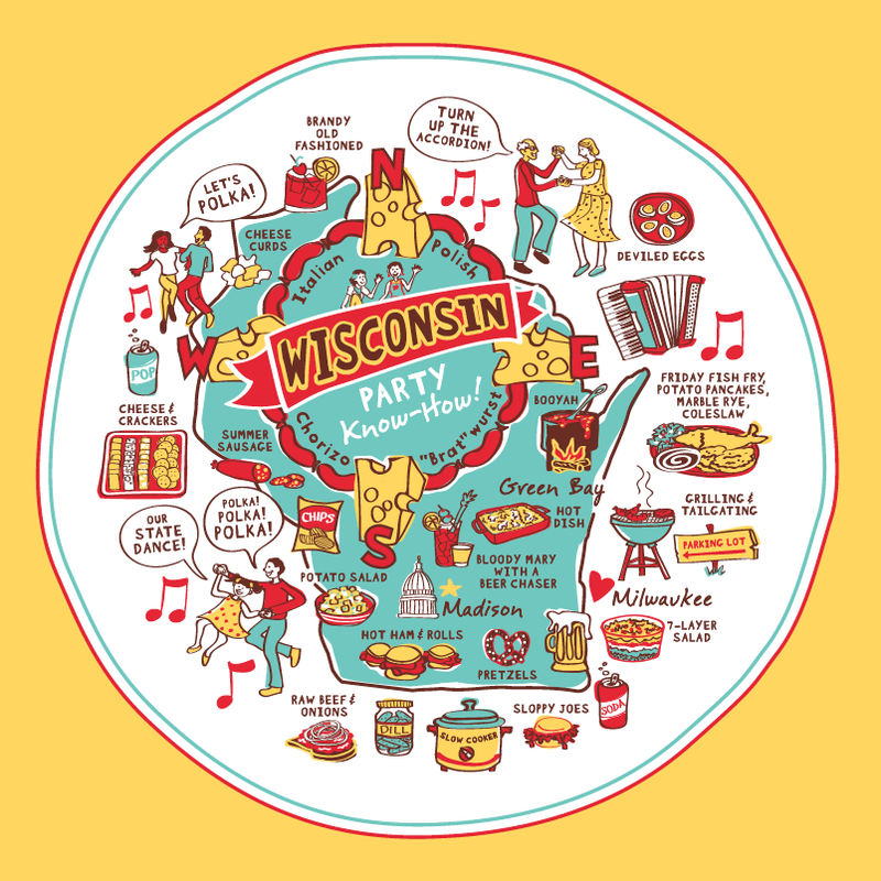 HANmade Milwaukee Postcard - Wisconsin Party Know-How