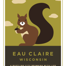 Volume One Eau Claire Animal Series Print - Squirrel