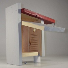 Timberway Designs Bird House - Chickadee Square
