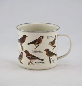 Gift Republic Enamel Mug - Birds