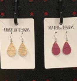 Arabella Designs Faux Leather Earrings - Tiny (Assorted)