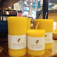 KAISERson Beeswax Candle - Small (3X4)