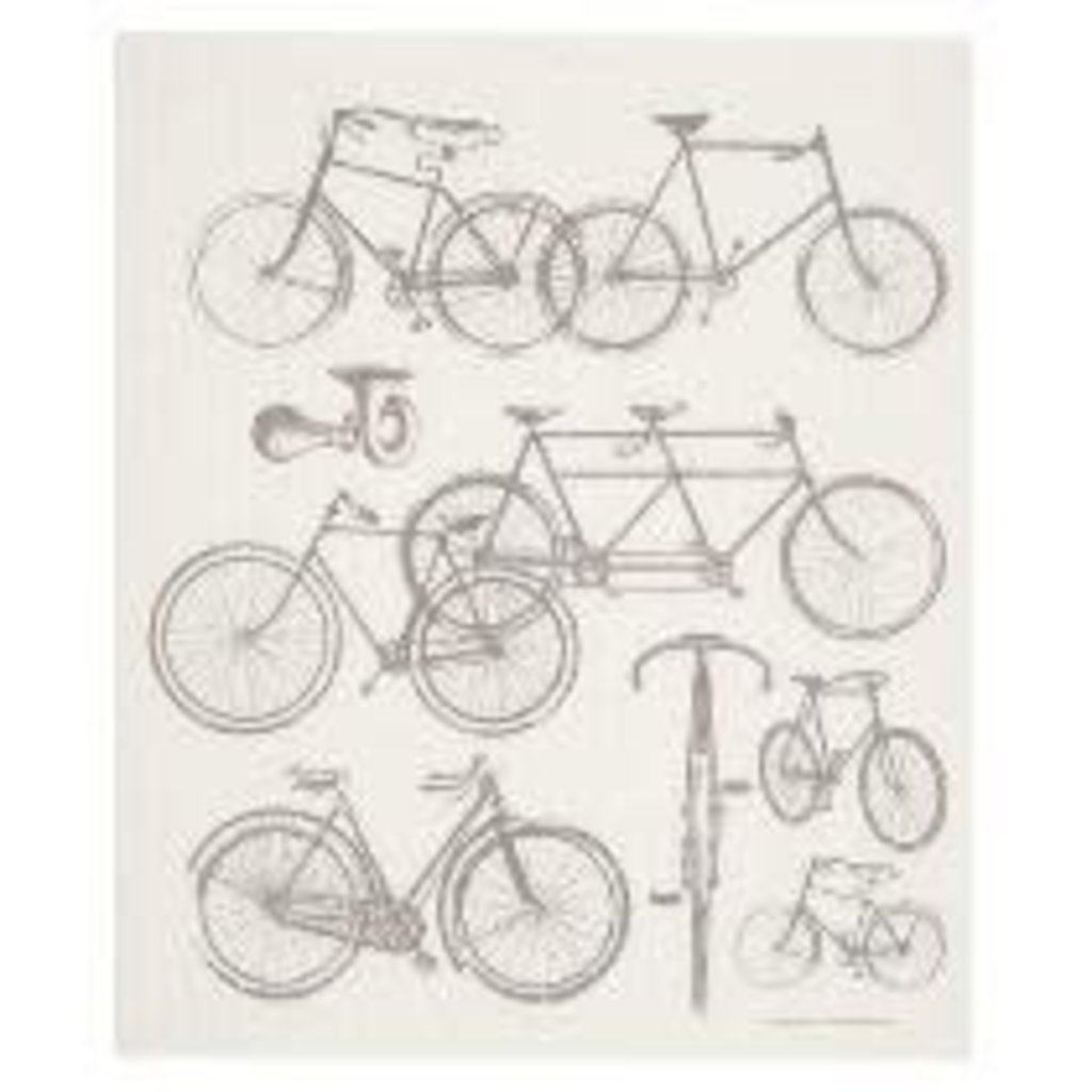 Volume One Swedish Dishcloth - Bicycles