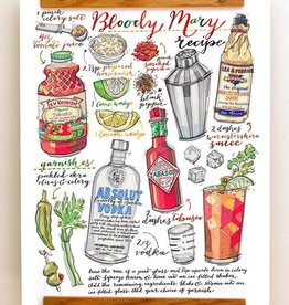 LouPaper Bloody Mary Print Vertical (8x10)