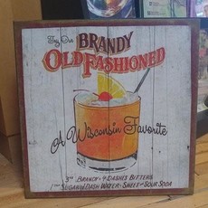 Volume One Old Fashion Wood Sign 18X18