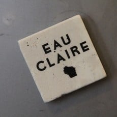 Volume One Marble Magnet - Eau Claire, WI State