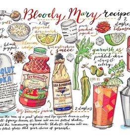 LouPaper Bloody Mary Print Horizontal (11X14)