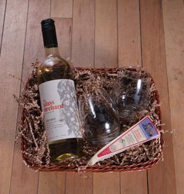 Volume One Gift Basket - Wine + Cheese