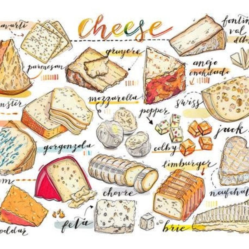 LouPaper Cheese Print (11x14)