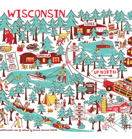 HANmade Milwaukee Postcard - Up North Wisconsin