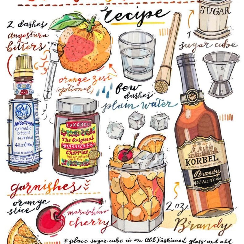 LouPaper Old Fashioned Print Vertical (8x10)