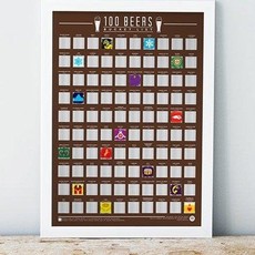 Volume One Bucket List Poster - 100 Beers