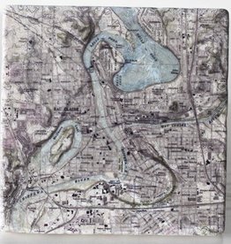 Volume One Marble Coaster - Eau Claire & Chippewa River