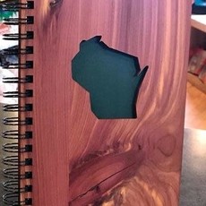 Woodchuck Wood Spiral Journal - Wisconsin Cutout