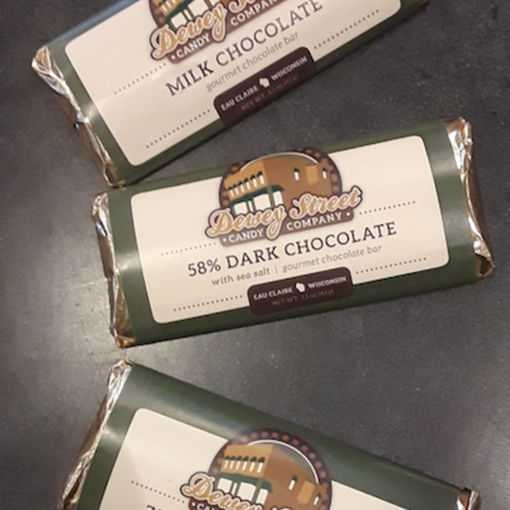 Dewey Street Candy Co. Dewey Street Candy Company - 58% Sea Salt Dark Chocolate Bar
