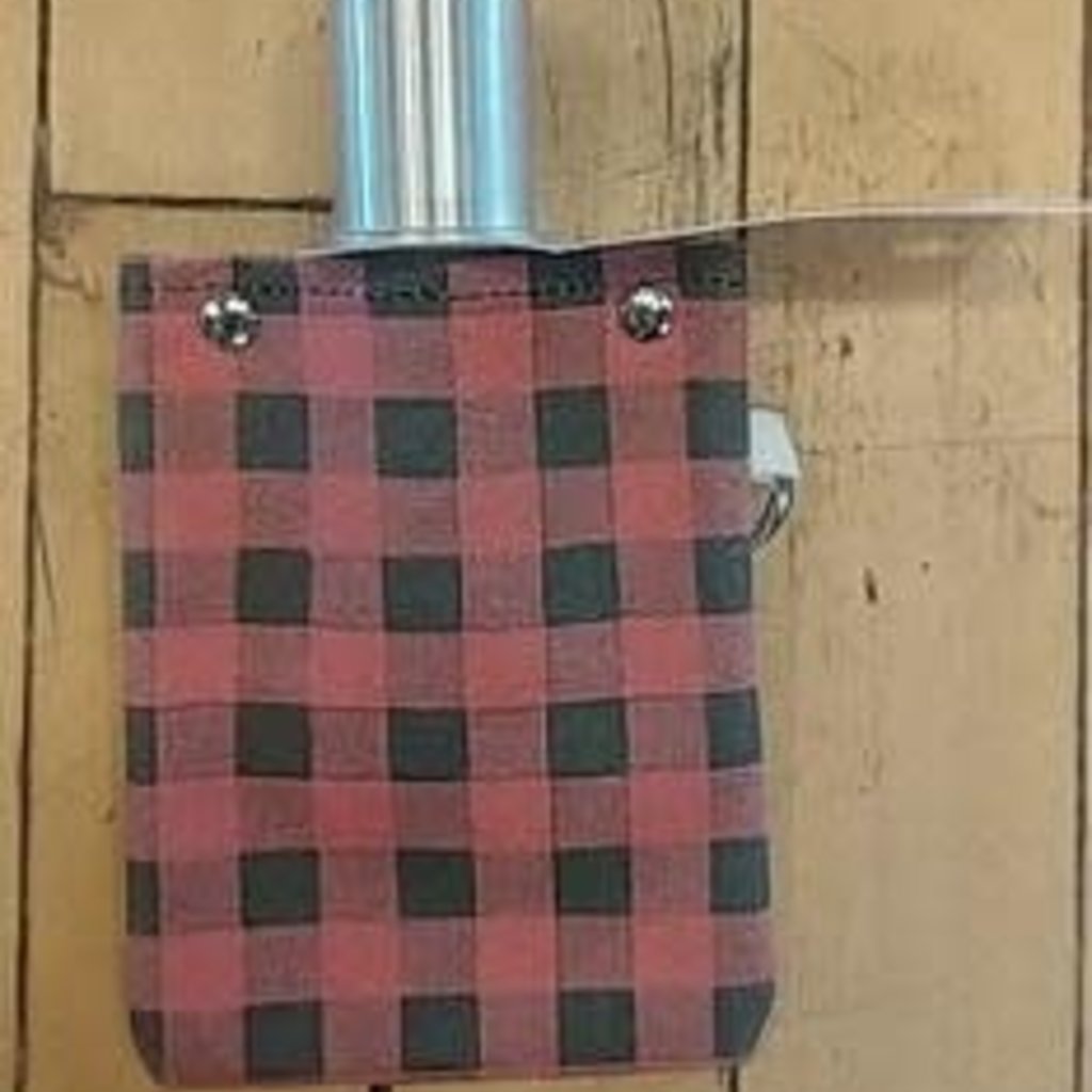 Volume One Canvas Flask - Red Plaid 4oz