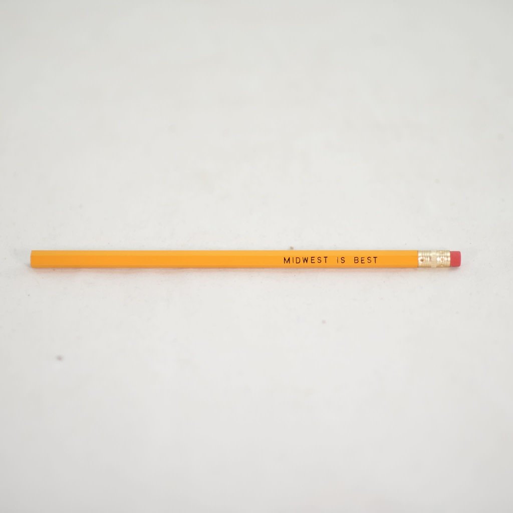 Volume One Pencil - Midwest is Best (Yellow)