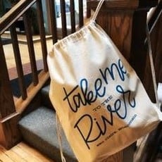 Volume One Drawstring Bag - Take Me to the River